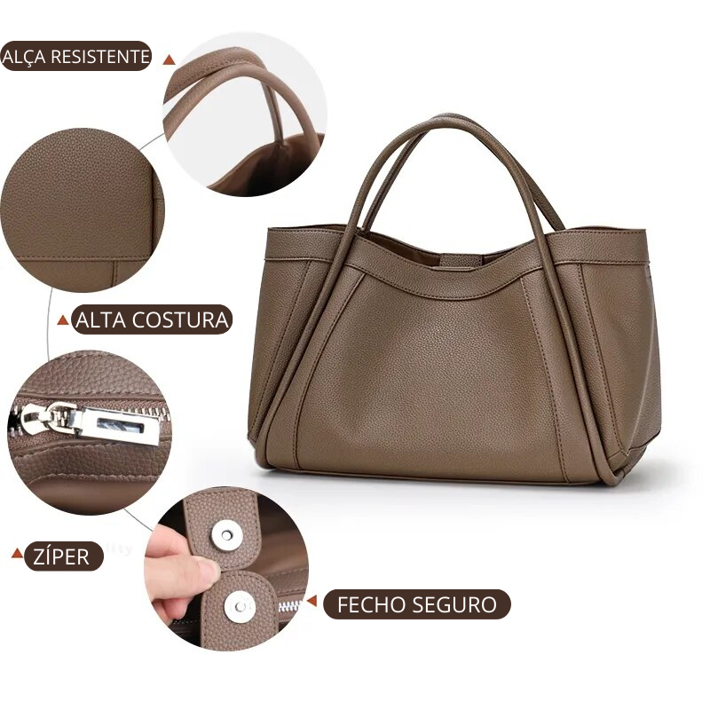 Adriana Medium Bag Genuine Leather
