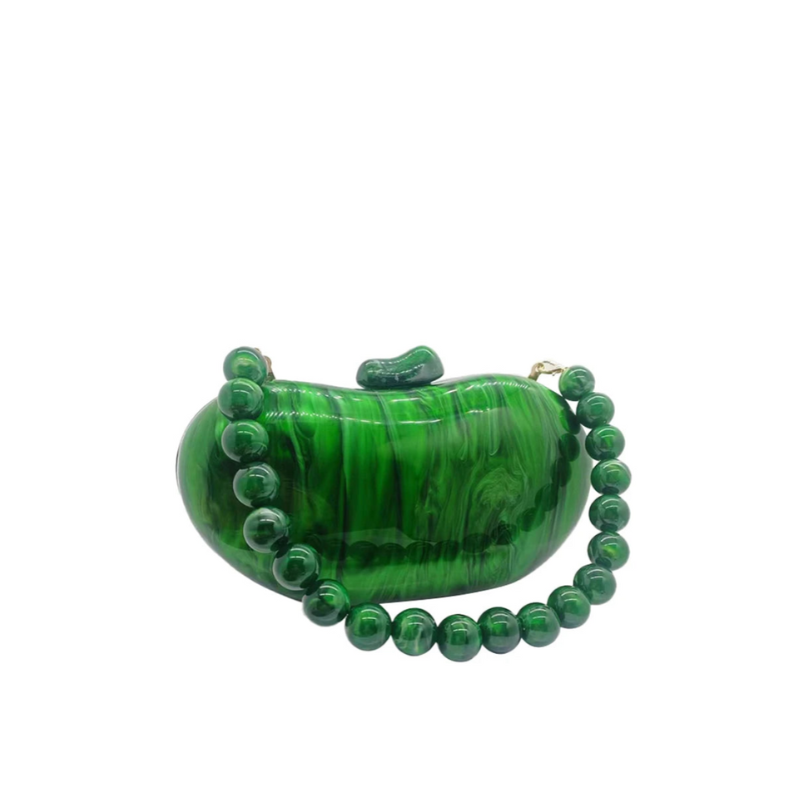 Zendaya Pearlized Acrylic Clutch Bag