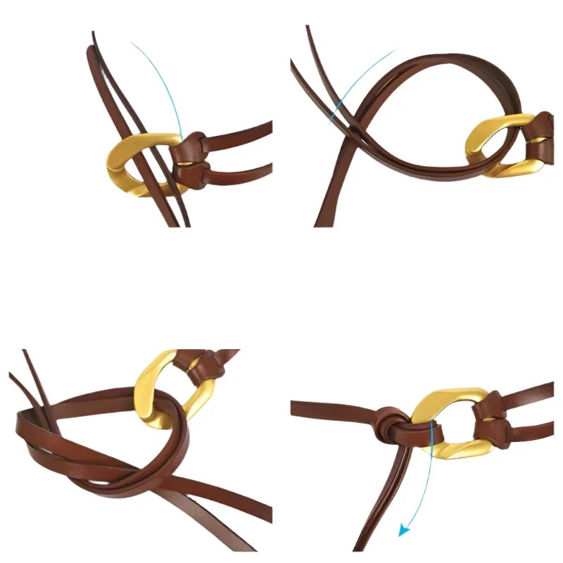 Anne Genuine Leather Belt