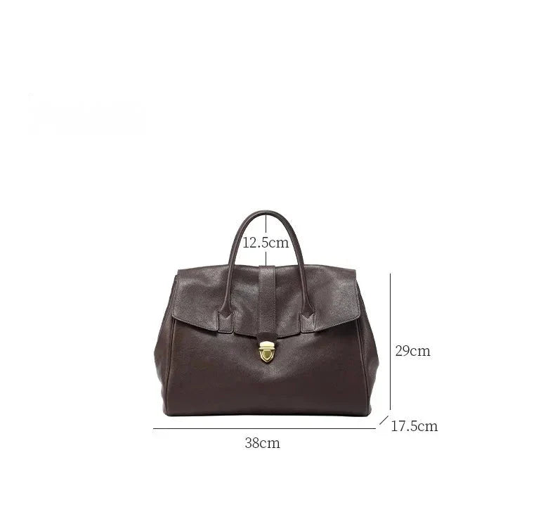 Gisele Genuine Leather Tote Bag