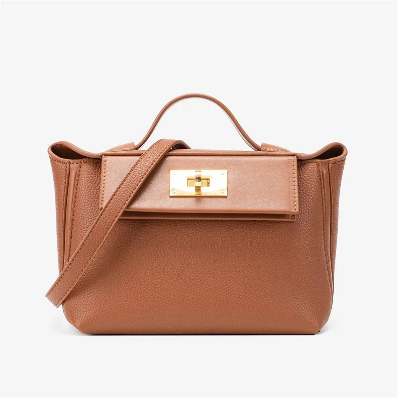Amanda Genuine Leather Tote Bag