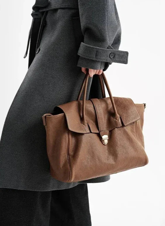Gisele Genuine Leather Tote Bag
