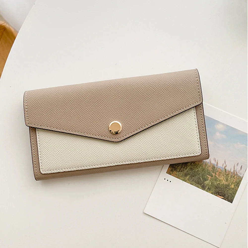Colorful Genuine Leather Envelope Wallet Karen