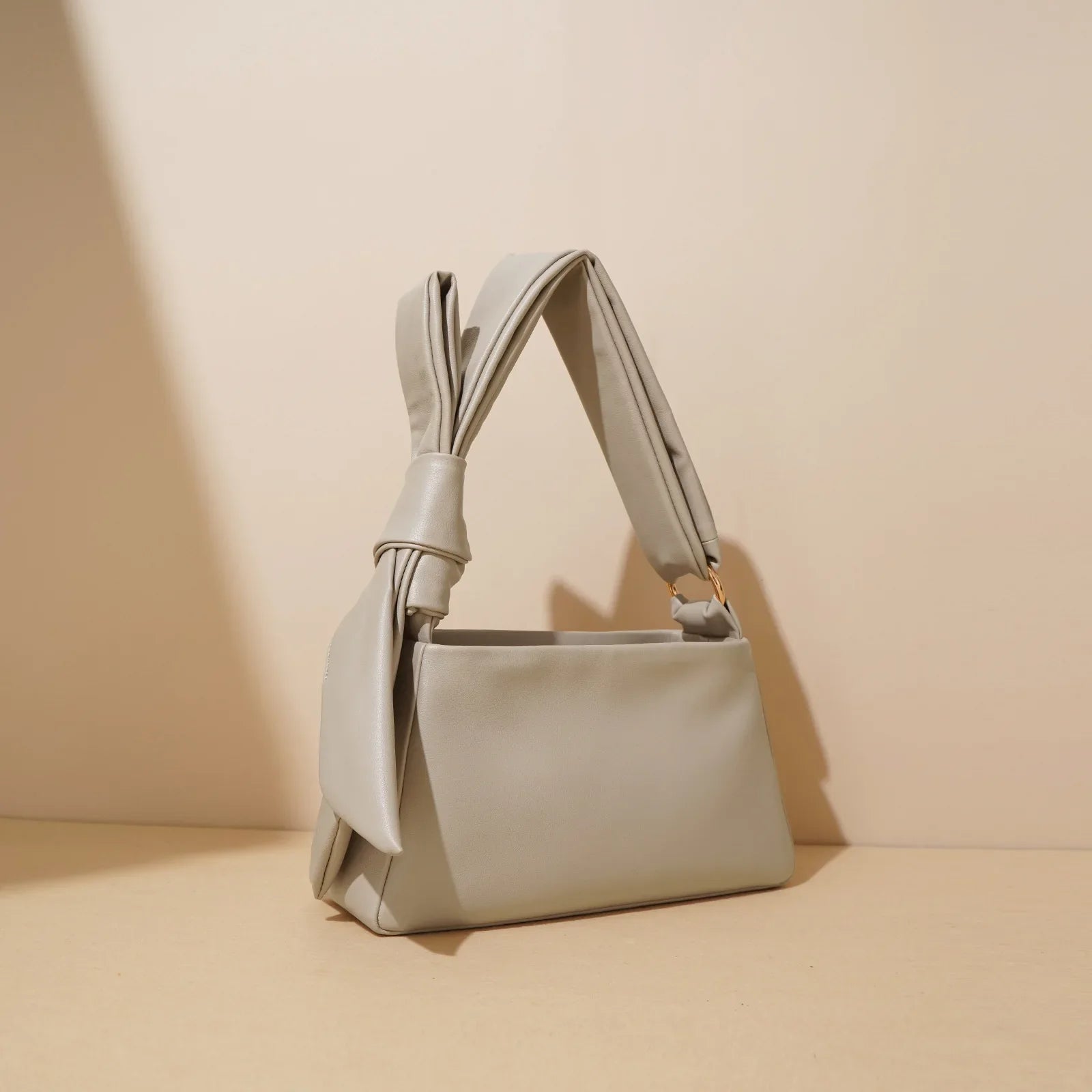 Cecília Genuine Leather Trolley Bag with Bow