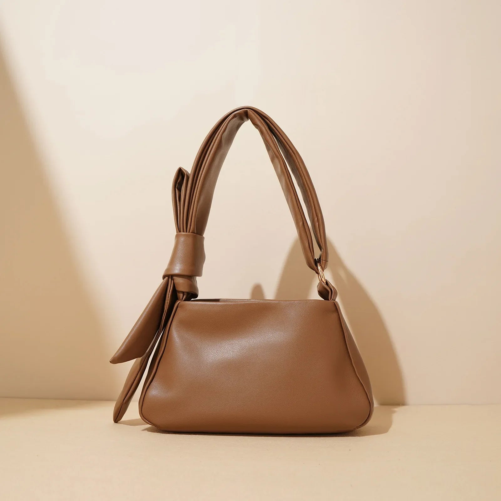 Cecília Genuine Leather Trolley Bag with Bow