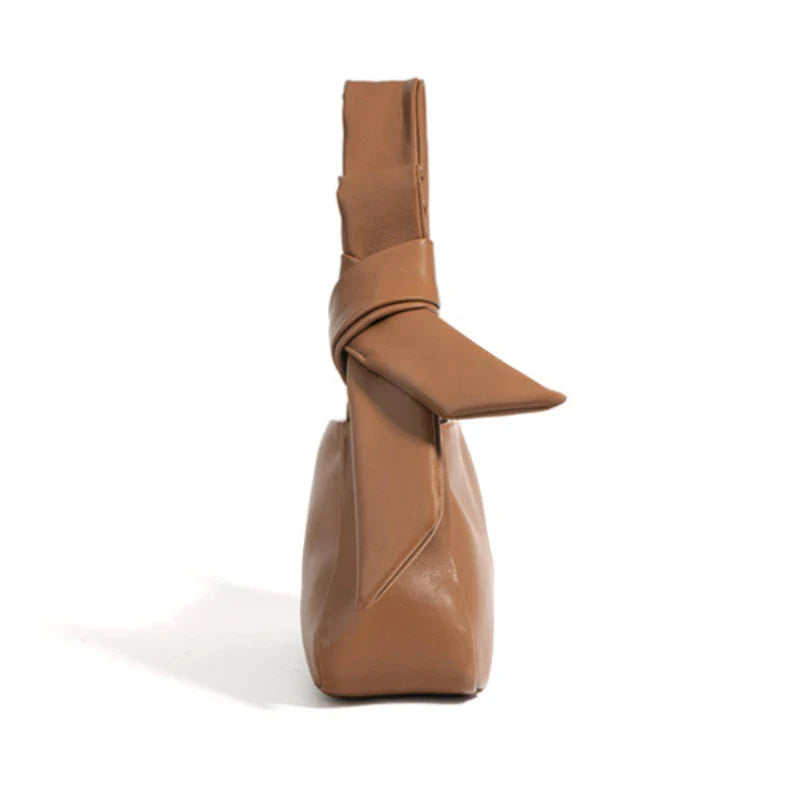 Cecília Genuine Leather Trolley Bag with Bow