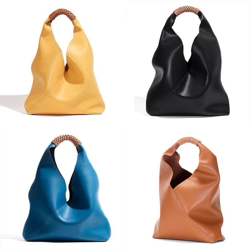 Hillary Genuine Leather Large Shopping Bag