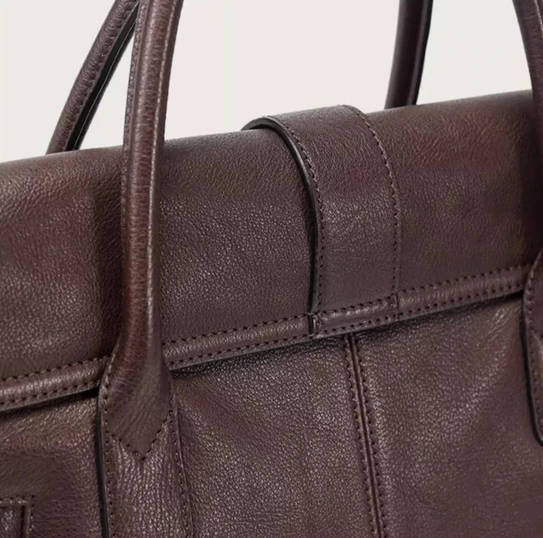 Gisele Genuine Leather Tote Bag