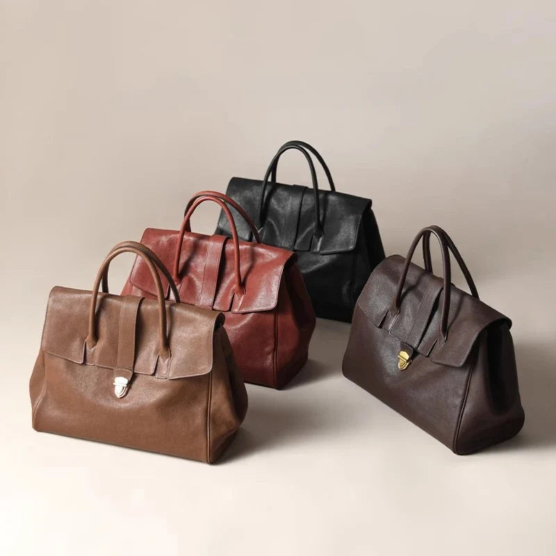 Gisele Genuine Leather Tote Bag
