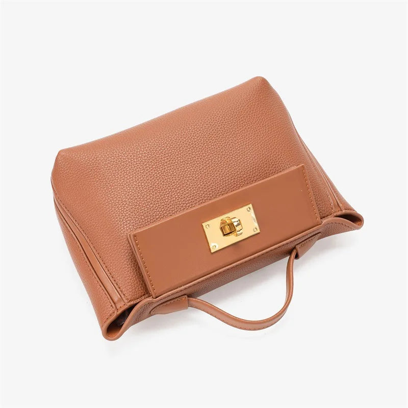 Amanda Genuine Leather Tote Bag
