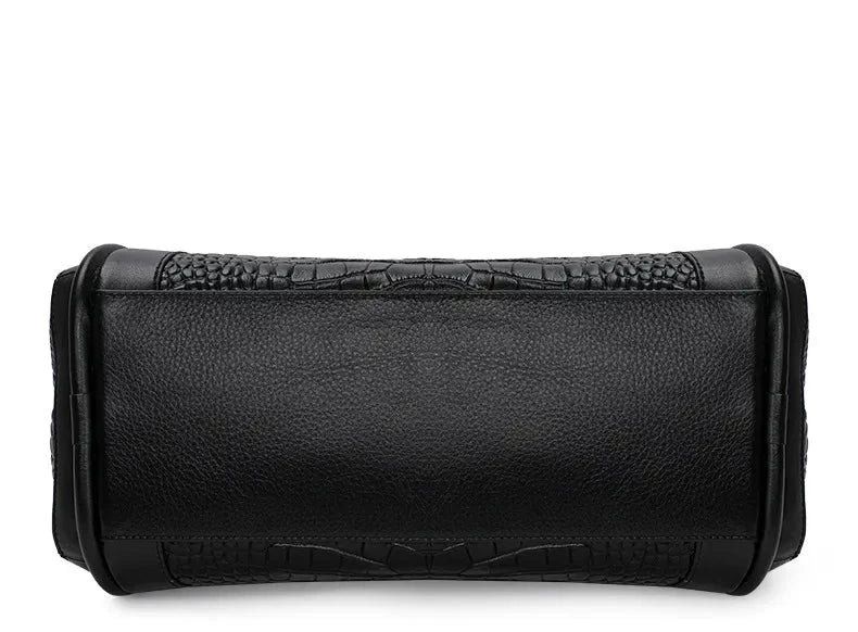 Adriana Croco Genuine Leather Medium Bag