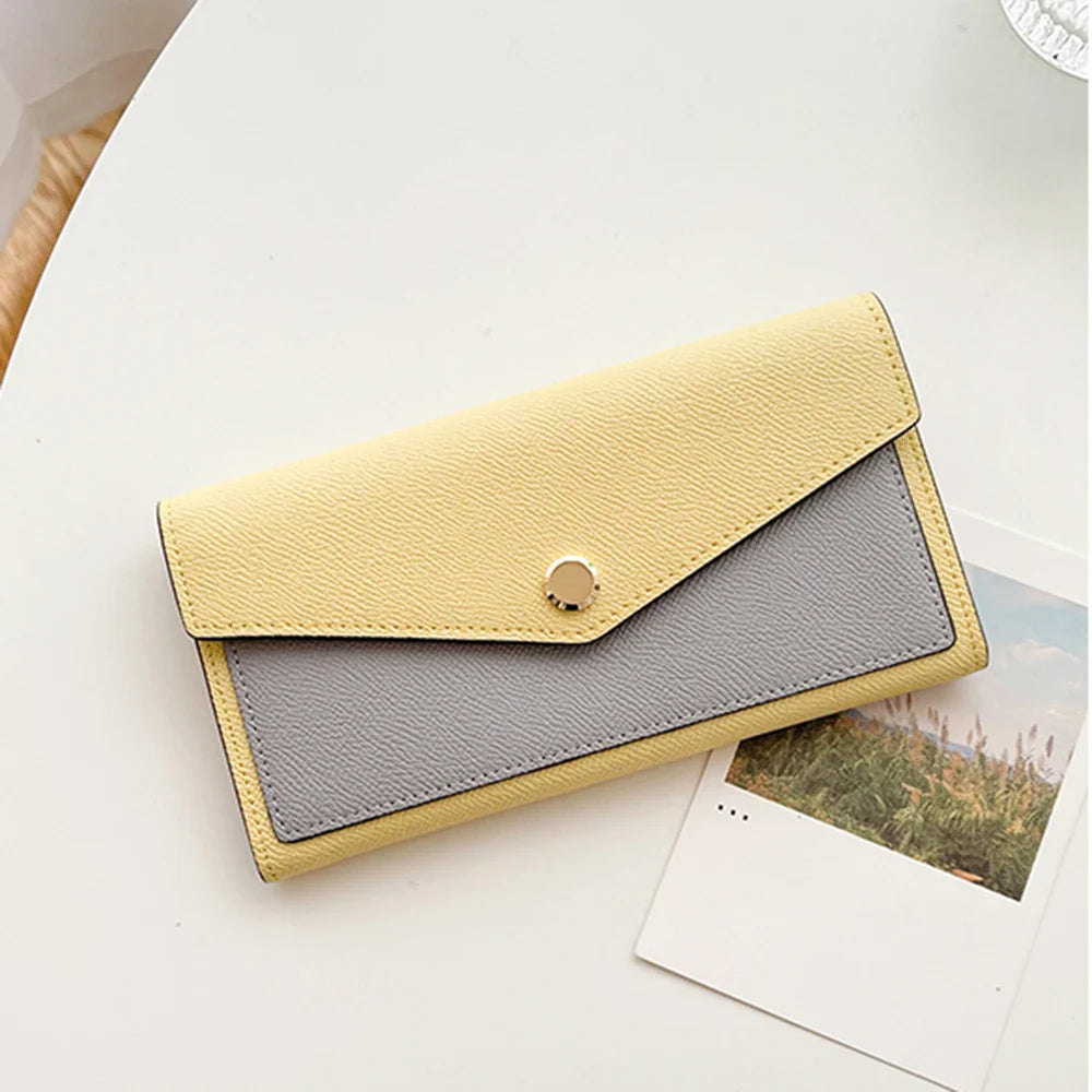 Colorful Genuine Leather Envelope Wallet Karen